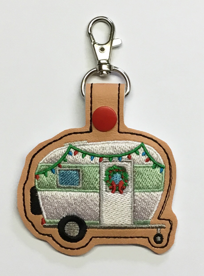 Xmas Camper Snap Tab Digital File