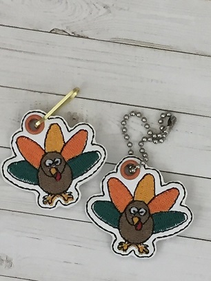 Cute Turkey Charm Digital File
