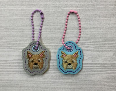 Yorkie Dog Head Charm Digital File