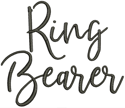 Ring Bearer Wording Digital Design File