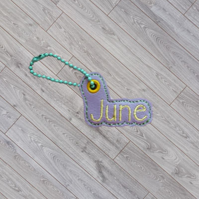 June Month Charm Digital File