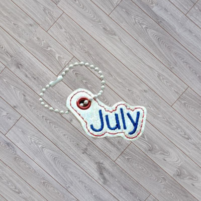 July Month Charm Digital File