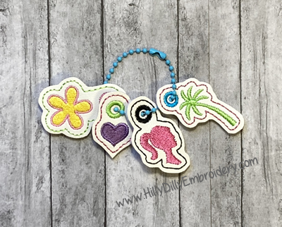 Barbie Charm Set Digital Design File