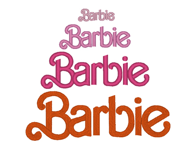 Barbie Word Digital Design File