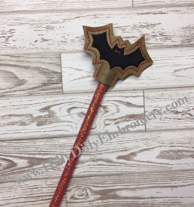 Bat Pencil Topper Digital Design