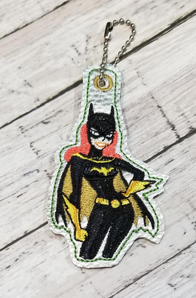 Girl Bat Snap Tab & Eyelet Set  Digital File