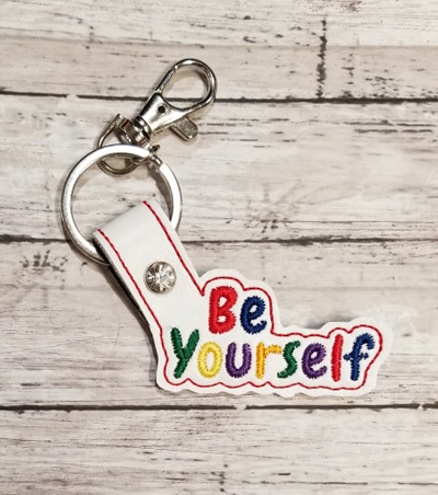 Be Yourself Snap Tab Digital File
