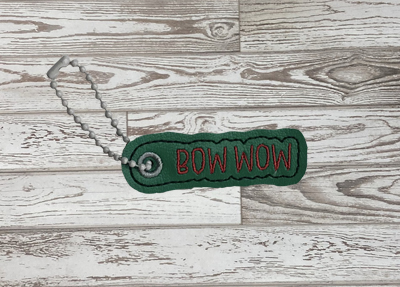 Bow Wow Word Charm Digital File