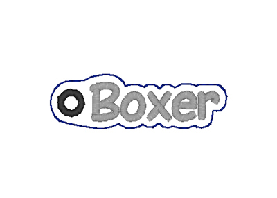 Boxer Word Charm Digital File