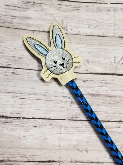 Bunny Head Pencil Topper