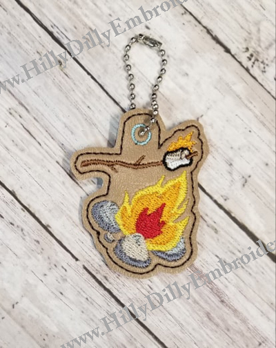 Campfire S'mores Eyelet Digital File