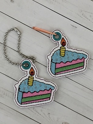 Cake Slice Charm Digital File