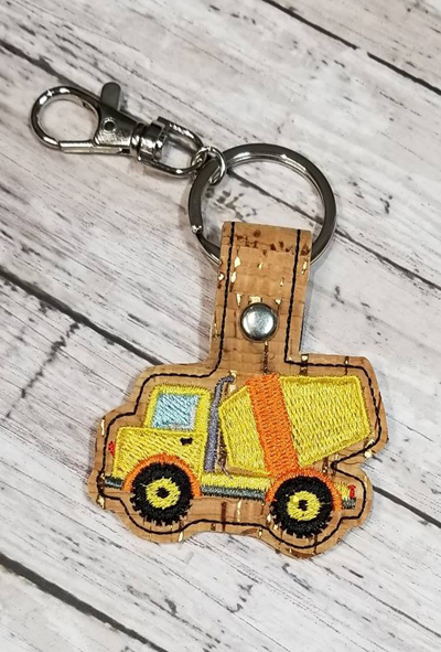 Cement Truck Snap Tab Digital File