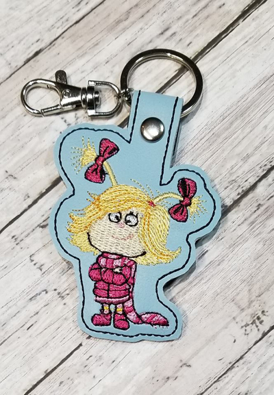 Little Cindy Girl Snap Tab Digital File