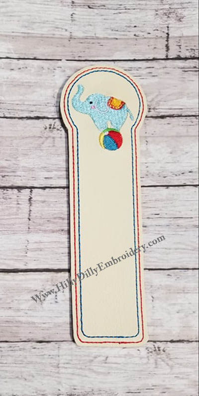 Circus Elephant Book Marker Digital File
