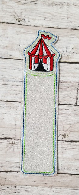 Circus Tent Book Mark Digital File