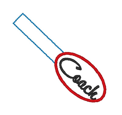 Coach Oval Snap Tab Digital File