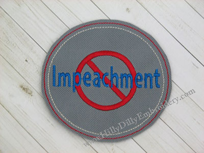 Impeachment Coaster Digital Design File