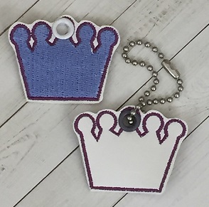 Crown Eyelet Tag Digital File