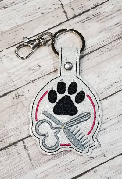 Dog Groomer Snap Tab Digital File