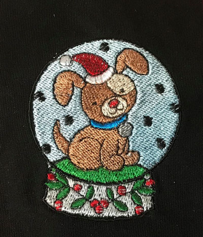 Snow globe Dog Digital File