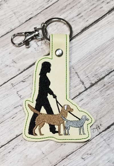 Dog Walker Snap Tab Digital File