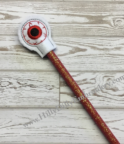 Eyeball Pencil Topper Digital Design