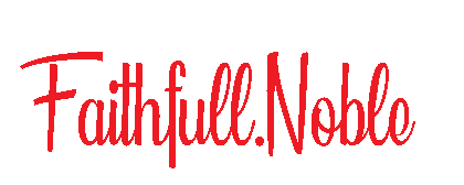 Faithful Noble Wording Digital Design File