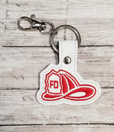 Fire Helmet Snap Tab Digital File