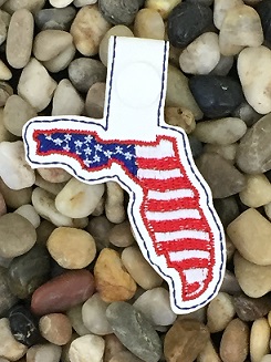 Florida Patriotic State Snap Tab Digital File
