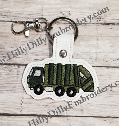 Garbage Truck Snap Tab Digital File
