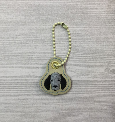 Hound Dog Head Charm Digital File