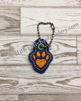 Heart Paw Charm Digital File