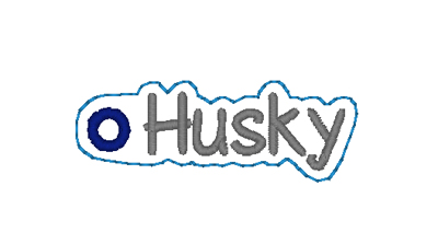 Husky Word Charm Digital Design File