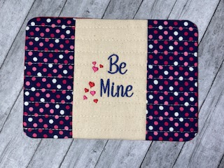 Mug Rug Be Mine1 Digital Design File