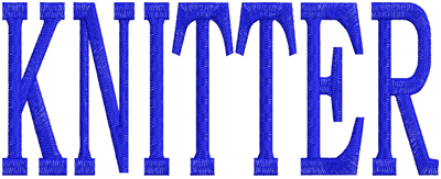 KNITTER Wording Digital Design File