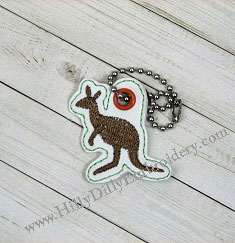 Kangaroo Charm Design Digital File