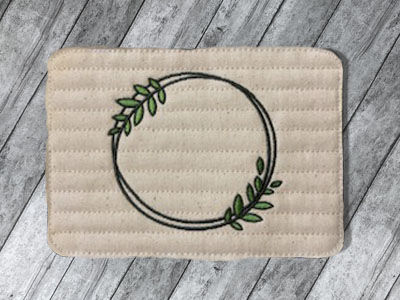 Mug Rug Frame 1L Digital Design File