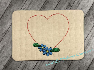 Mug Rug Frame 3L Digital Design File