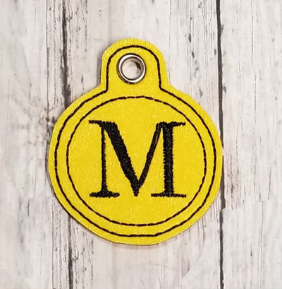 M Circle Eyelet Digitle File