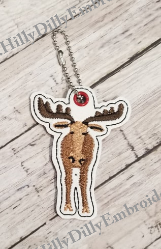 Moose with year option Eyelet Digital File
