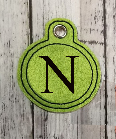 N Circle Eyelet Digital File