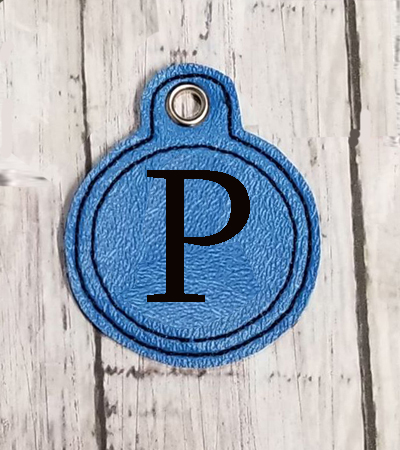 P Circle Eyelet Digital File