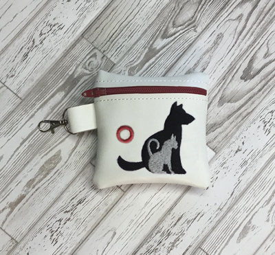 Poo Bag Dog Cat 4x4 Digital Design File