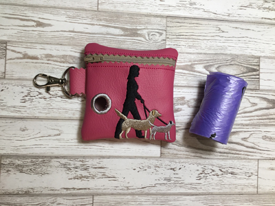 Poo Bag Dog Walker 5x7  Digital Design File