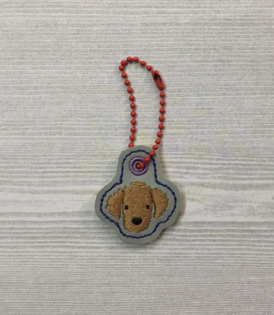 Poodle Dog Head Charm Digital File