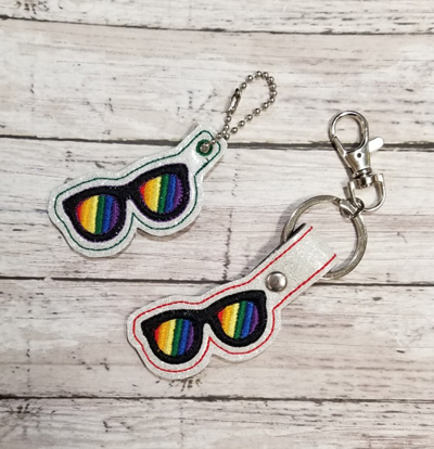 Pride Glasses Eyelet & Snap Tab Digital File Set