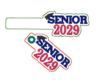 Senior 2029 Snap Tab and eyelet set digital design file