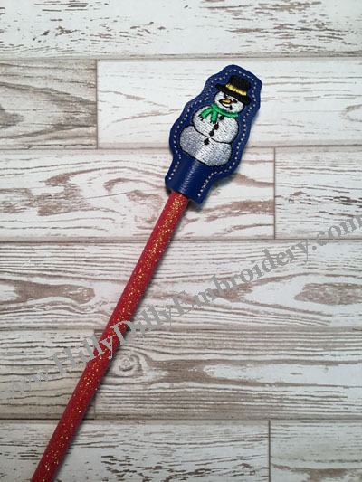 Snowman2 Pencil Topper Digital File