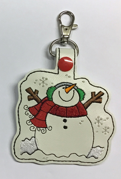 Snowman Vinyl Snap Tab Digital File